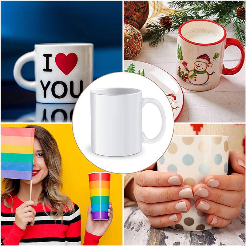 ABXF-280Pcs Sublimation Shrink - đánh giá và giá Sublimation Mug White