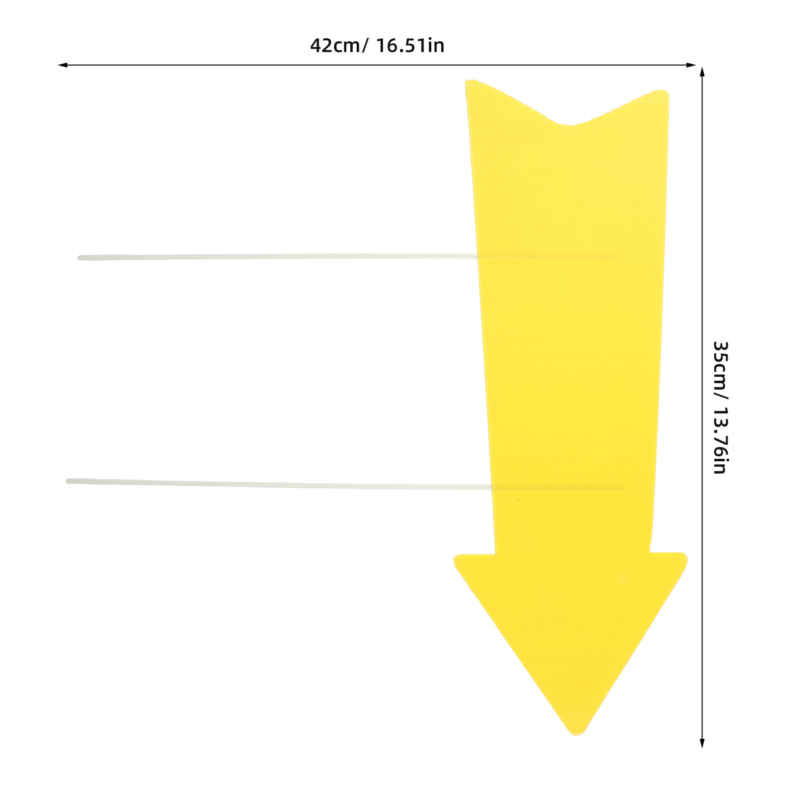 10Pcs Yellow Arrow Yard Signs  - đánh giá và giá Yard Sign Blank