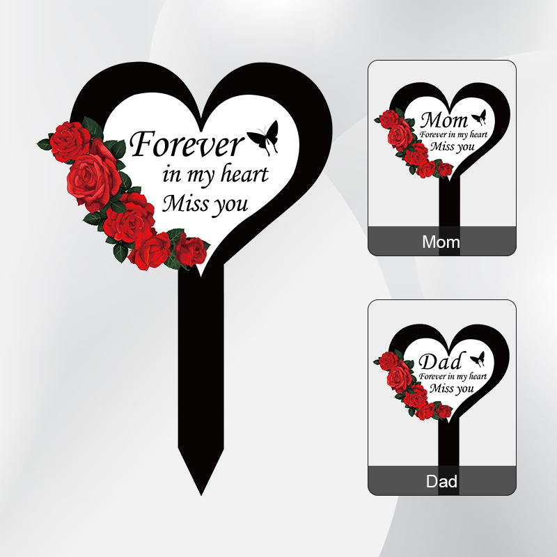 2024 Cemetery Memorial Heart S - đánh giá và giá Yard Sign Blank
