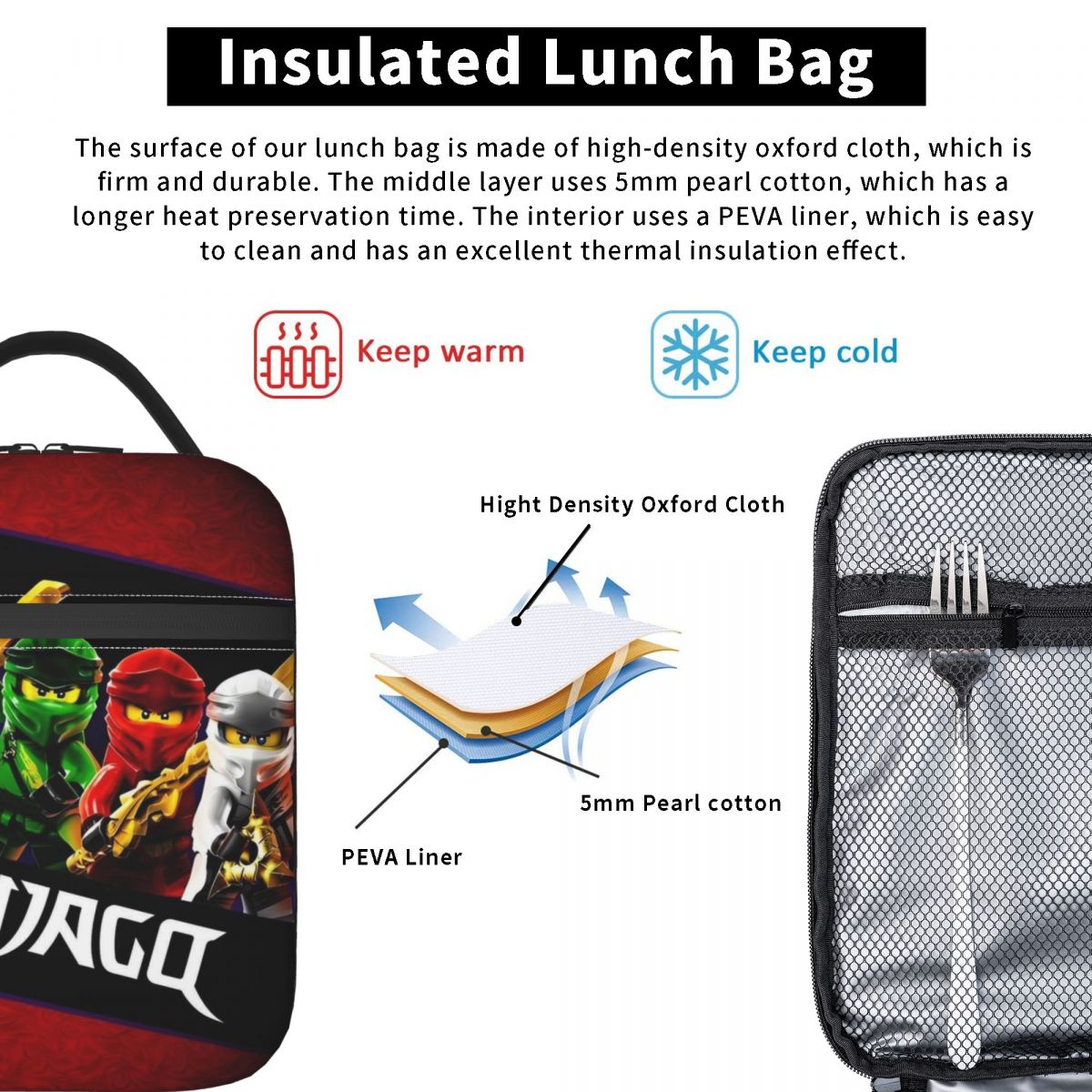 Custom Phantoms N-Ninjagos Ins - đánh giá và giá Tote Bag Sublimation