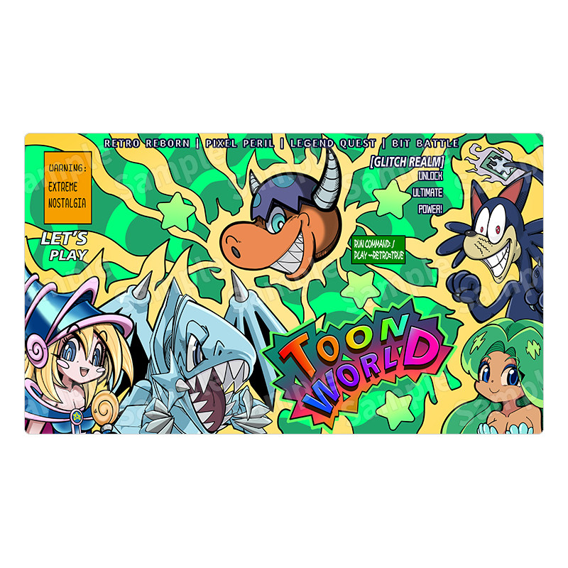 Yu-Gi-Oh! 600x350mm Toon Dark  - đánh giá và giá Door Mat Blank