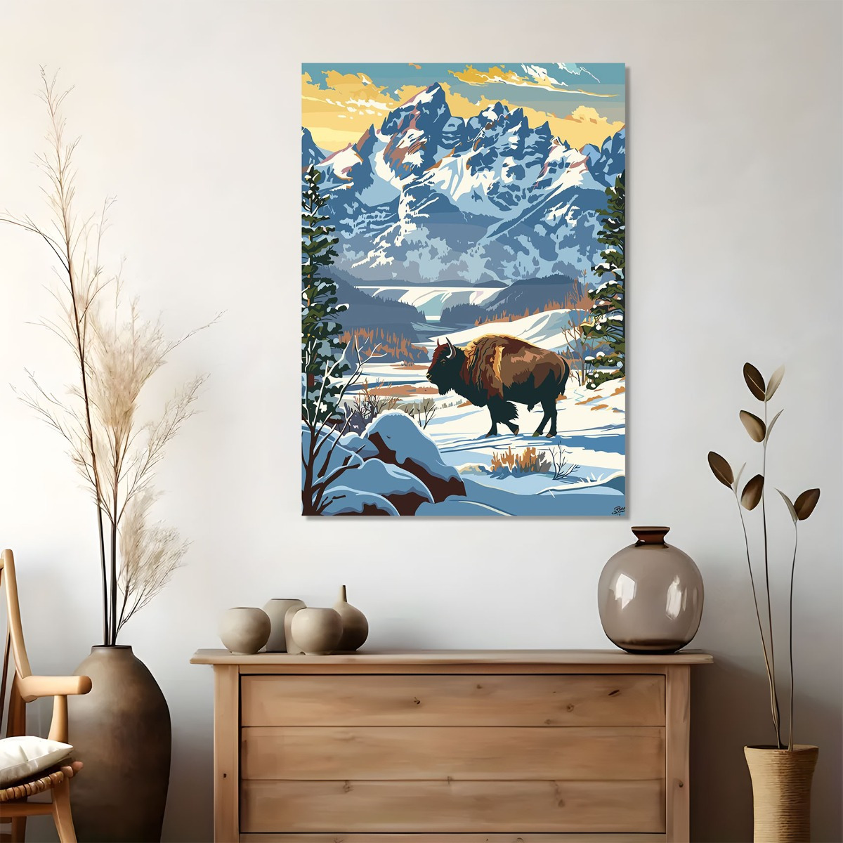 1pc FramelessCanvas Print - Bi - đánh giá và giá Canvas Wrap Ready