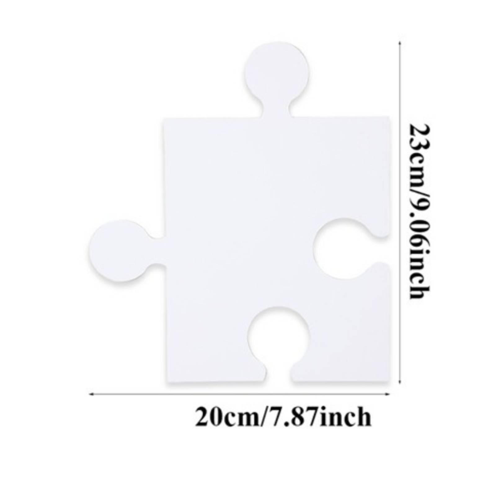 DIY White Puzzle Pieces Blank  - đánh giá và giá Puzzle Blank White