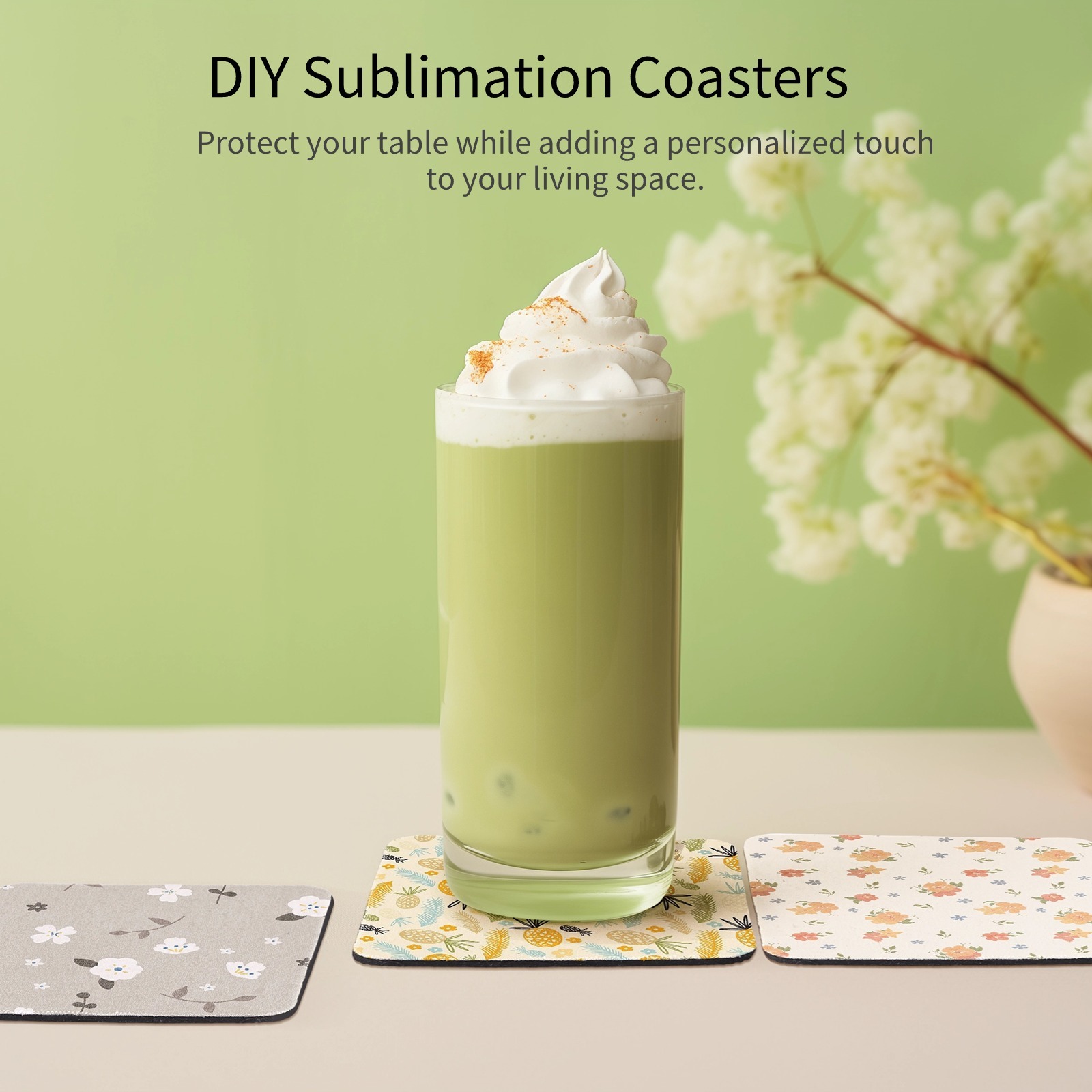 100Pcs Sublimation Coasters Sq - đánh giá và giá Coaster Sublimation Blank