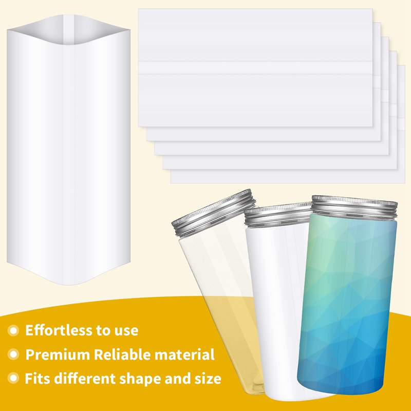 50/100 PCS Sublimation Shrink  - đánh giá và giá Sublimation Mug White