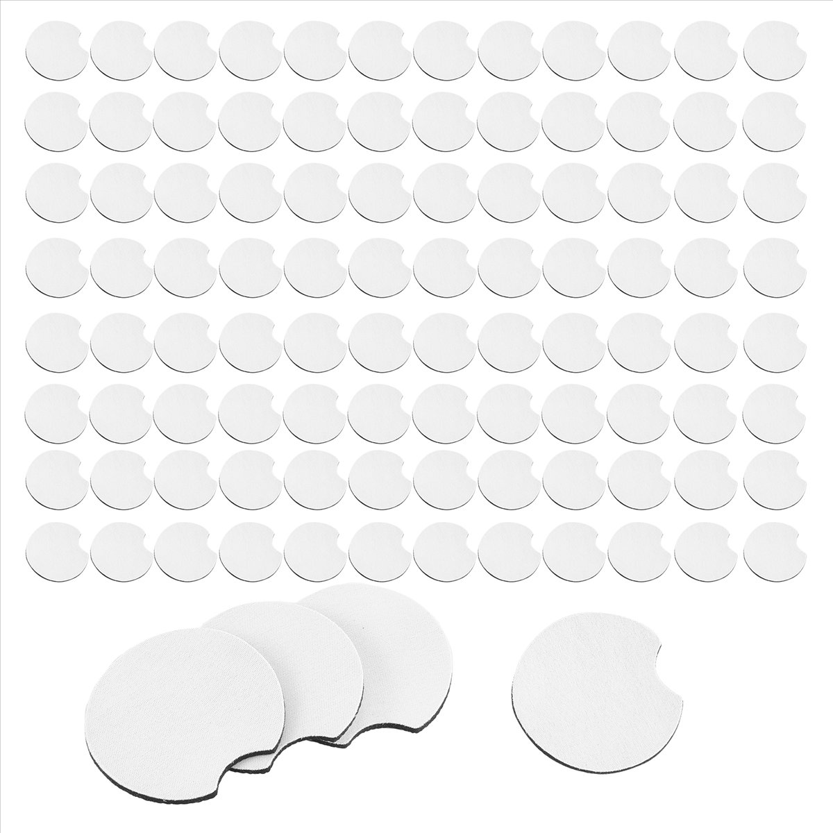 AA83 100 Pcs of Sublimation Bl - đánh giá và giá Coaster Sublimation Blank