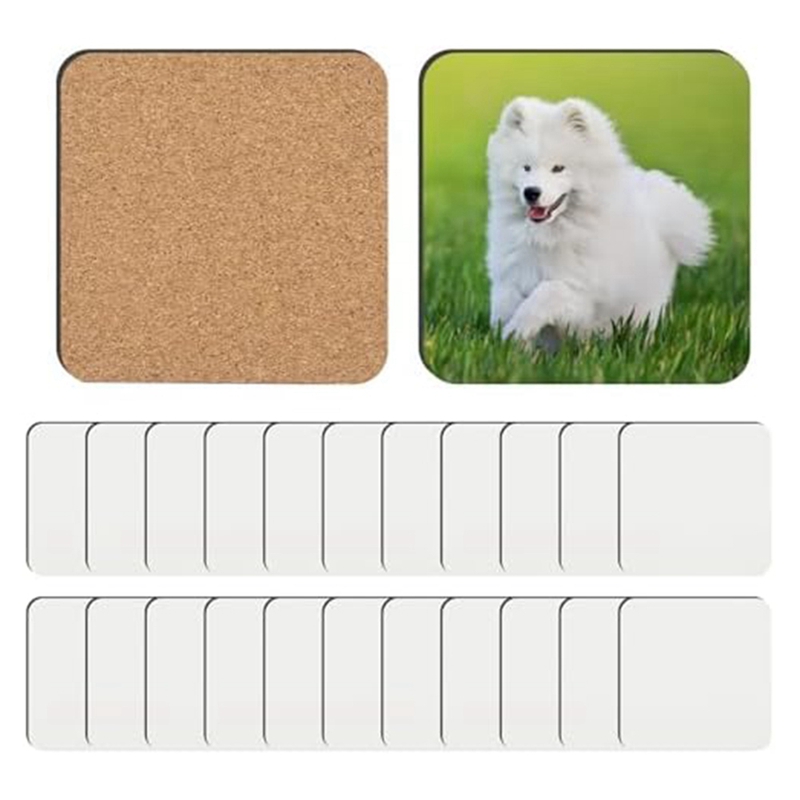 24 PCS Sublimation Coasters Bl - đánh giá và giá Coaster Sublimation Blank