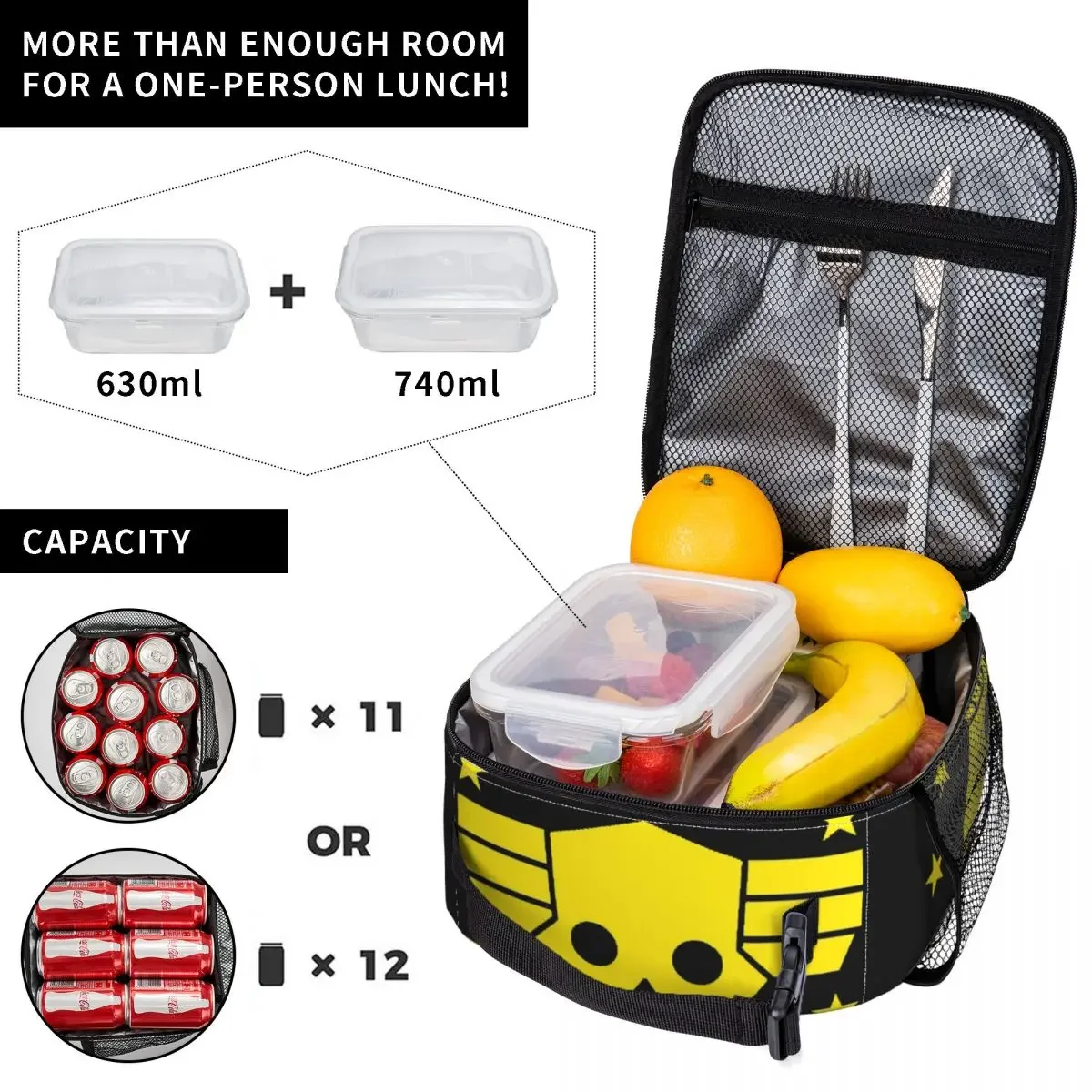 Insulated Lunch Bag Helldivers - đánh giá và giá Tote Bag Sublimation