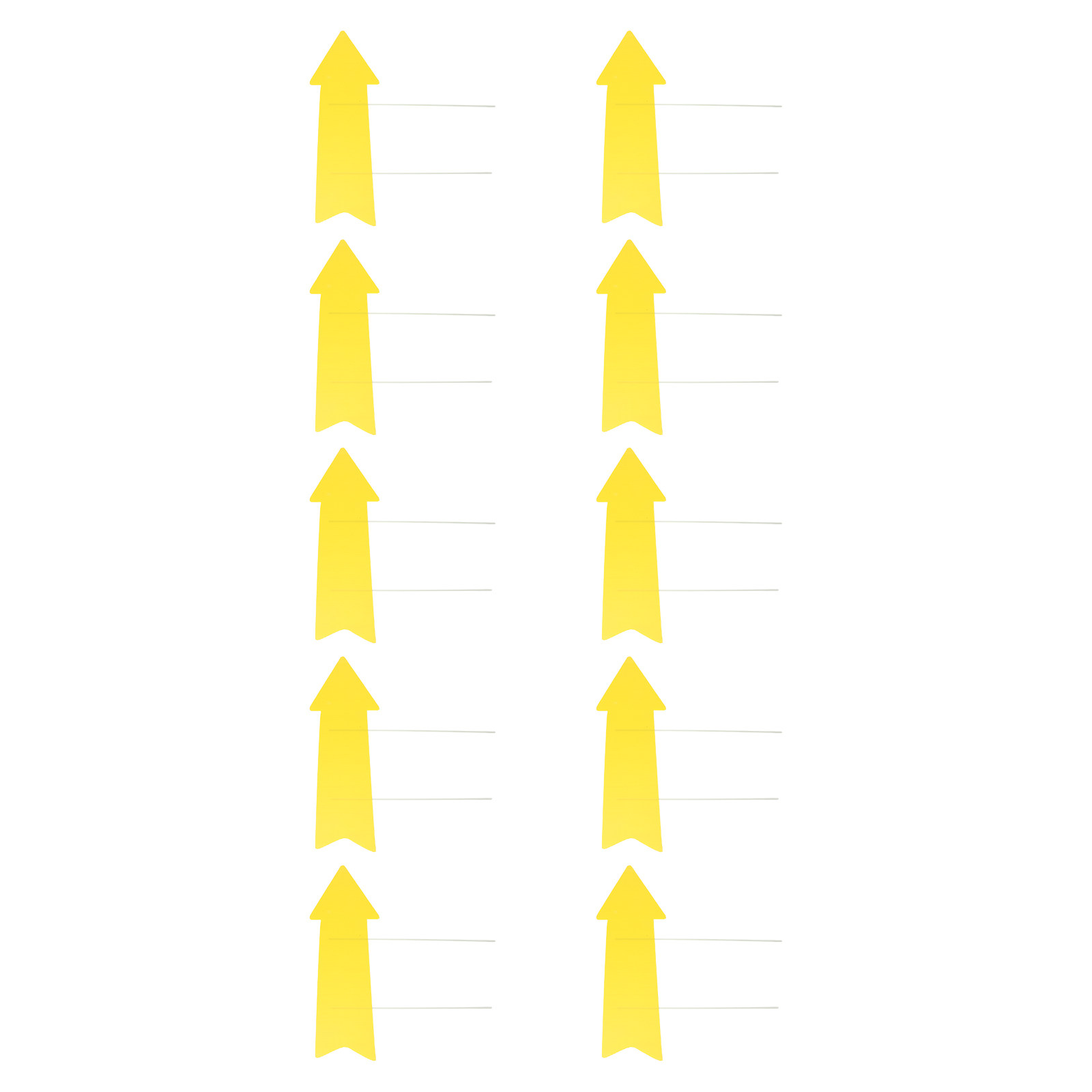 10Pcs Blank Yellow Arrow Signs - đánh giá và giá Yard Sign Blank