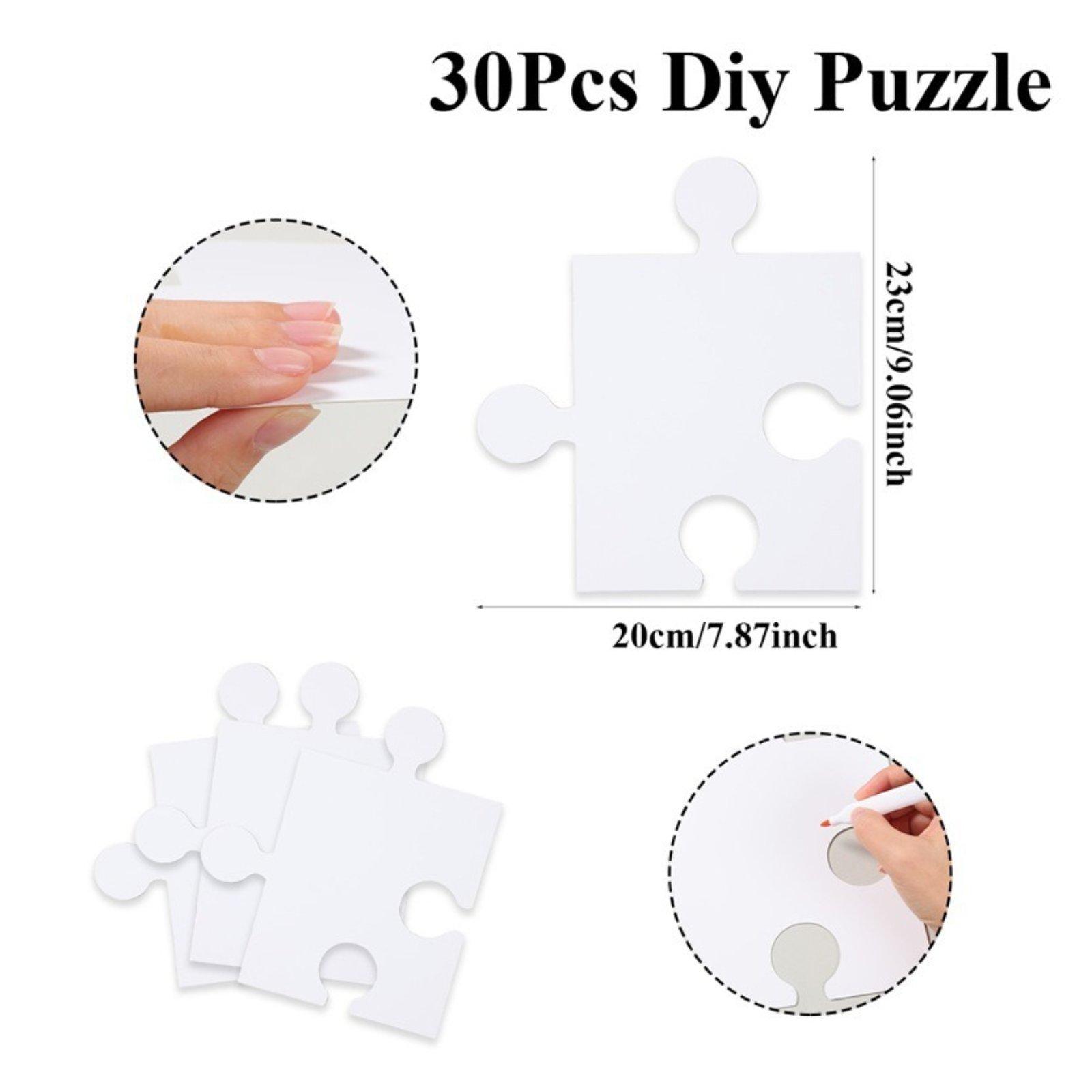 DIY Puzzle Cards Blank White C - đánh giá và giá Puzzle Blank White